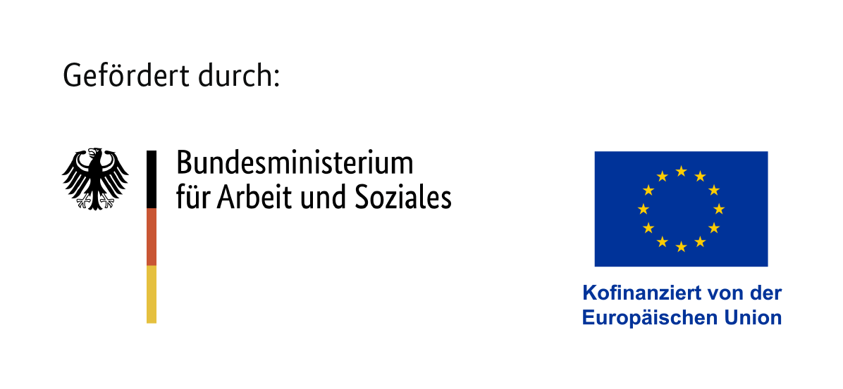 Gefördert durch: Bundesministerium für Arbeit und Soziales · Kofinanziert von der Europäischen Union